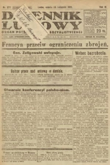 Dziennik Ludowy : organ Polskiej Partyi Socyalistycznej. 1921, nr 277