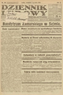 Dziennik Ludowy : organ Polskiej Partyi Socyalistycznej. 1921, nr 281