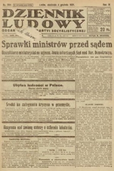 Dziennik Ludowy : organ Polskiej Partyi Socyalistycznej. 1921, nr 284