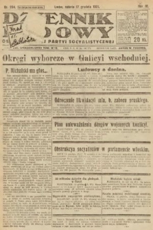 Dziennik Ludowy : organ Polskiej Partyi Socyalistycznej. 1921, nr 294