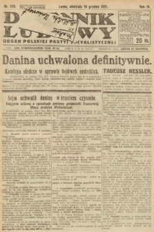 Dziennik Ludowy : organ Polskiej Partyi Socyalistycznej. 1921, nr 295