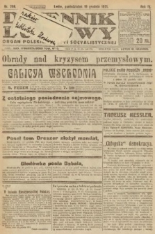 Dziennik Ludowy : organ Polskiej Partyi Socyalistycznej. 1921, nr 296