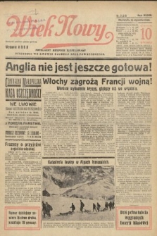 Wiek Nowy : popularny dziennik ilustrowany. 1939, nr 11310