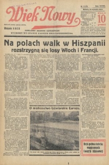 Wiek Nowy : popularny dziennik ilustrowany. 1939, nr 11315