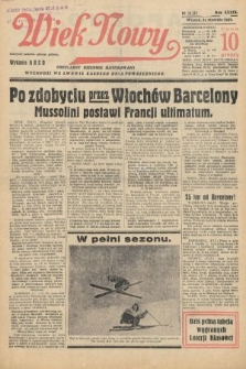 Wiek Nowy : popularny dziennik ilustrowany. 1939, nr 11317