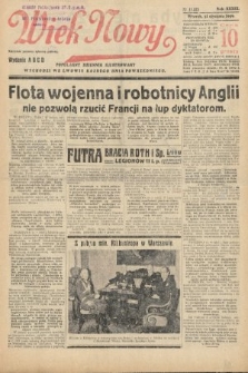 Wiek Nowy : popularny dziennik ilustrowany. 1939, nr 11323