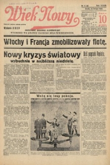 Wiek Nowy : popularny dziennik ilustrowany. 1939, nr 11336