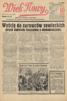 Wiek Nowy : popularny dziennik ilustrowany. 1939, nr 11342