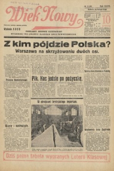 Wiek Nowy : popularny dziennik ilustrowany. 1939, nr 11345