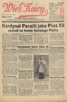 Wiek Nowy : popularny dziennik ilustrowany. 1939, nr 11351
