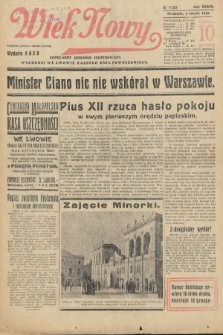 Wiek Nowy : popularny dziennik ilustrowany. 1939, nr 11352