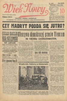 Wiek Nowy : popularny dziennik ilustrowany. 1939, nr 11355