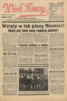 Wiek Nowy : popularny dziennik ilustrowany. 1939, nr 11357