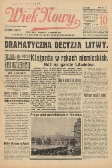 Wiek Nowy : popularny dziennik ilustrowany. 1939, nr 11367