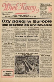 Wiek Nowy : popularny dziennik ilustrowany. 1939, nr 11371