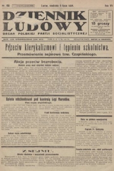 Dziennik Ludowy : organ Polskiej Partji Socjalistycznej. 1924, nr 152