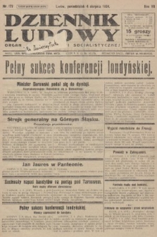 Dziennik Ludowy : organ Polskiej Partji Socjalistycznej. 1924, nr 177