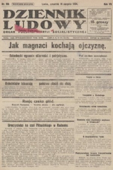 Dziennik Ludowy : organ Polskiej Partji Socjalistycznej. 1924, nr 185