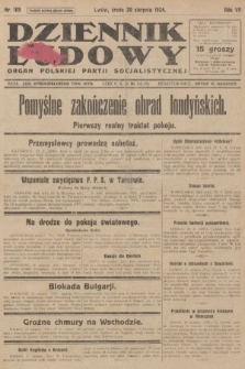 Dziennik Ludowy : organ Polskiej Partji Socjalistycznej. 1924, nr 189