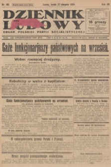 Dziennik Ludowy : organ Polskiej Partji Socjalistycznej. 1924, nr 195