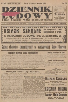 Dziennik Ludowy : organ Polskiej Partji Socjalistycznej. 1924, nr 202