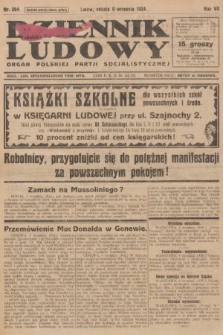 Dziennik Ludowy : organ Polskiej Partji Socjalistycznej. 1924, nr 204