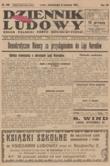 Dziennik Ludowy : organ Polskiej Partji Socjalistycznej. 1924, nr 206