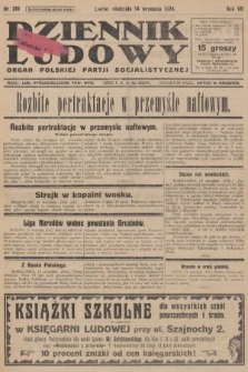 Dziennik Ludowy : organ Polskiej Partji Socjalistycznej. 1924, nr 210