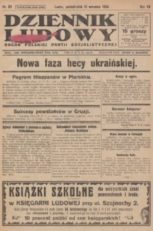 Dziennik Ludowy : organ Polskiej Partji Socjalistycznej. 1924, nr 211