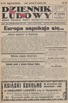 Dziennik Ludowy : organ Polskiej Partji Socjalistycznej. 1924, nr 213