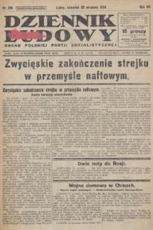 Dziennik Ludowy : organ Polskiej Partji Socjalistycznej. 1924, nr 219