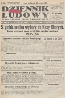 Dziennik Ludowy : organ Polskiej Partji Socjalistycznej. 1924, nr 223