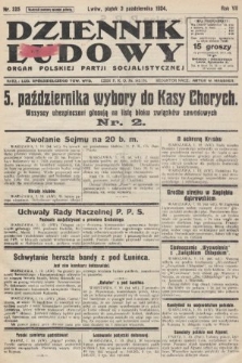 Dziennik Ludowy : organ Polskiej Partji Socjalistycznej. 1924, nr 225