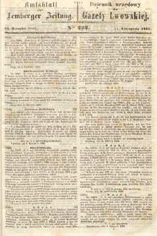 Amtsblatt zur Lemberger Zeitung = Dziennik Urzędowy do Gazety Lwowskiej. 1862, nr 262