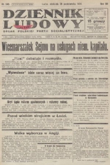 Dziennik Ludowy : organ Polskiej Partji Socjalistycznej. 1924, nr 245