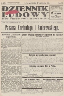 Dziennik Ludowy : organ Polskiej Partji Socjalistycznej. 1924, nr 246