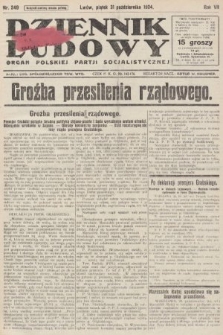 Dziennik Ludowy : organ Polskiej Partji Socjalistycznej. 1924, nr 249