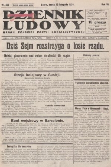 Dziennik Ludowy : organ Polskiej Partji Socjalistycznej. 1924, nr 258