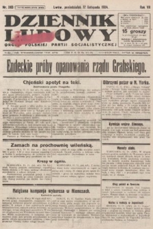 Dziennik Ludowy : organ Polskiej Partji Socjalistycznej. 1924, nr 263