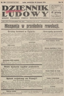 Dziennik Ludowy : organ Polskiej Partji Socjalistycznej. 1924, nr 269