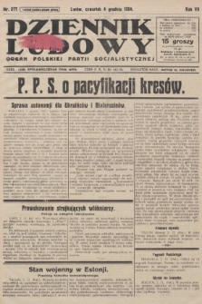 Dziennik Ludowy : organ Polskiej Partji Socjalistycznej. 1924, nr 277