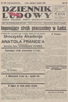 Dziennik Ludowy : organ Polskiej Partji Socjalistycznej. 1924, nr 280