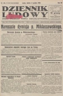 Dziennik Ludowy : organ Polskiej Partji Socjalistycznej. 1924, nr 284