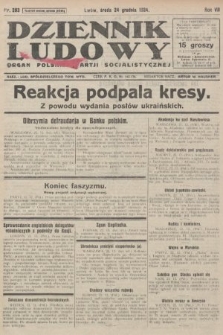 Dziennik Ludowy : organ Polskiej Partji Socjalistycznej. 1924, nr 293