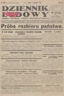 Dziennik Ludowy : organ Polskiej Partji Socjalistycznej. 1924, nr 296