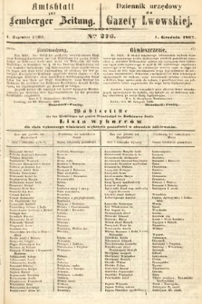 Amtsblatt zur Lemberger Zeitung = Dziennik Urzędowy do Gazety Lwowskiej. 1862, nr 276