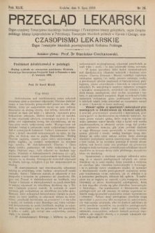 Przegląd Lekarski oraz Czasopismo Lekarskie. 1910, nr 28