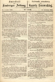 Amtsblatt zur Lemberger Zeitung = Dziennik Urzędowy do Gazety Lwowskiej. 1862, nr 286