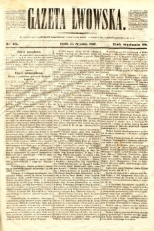 Gazeta Lwowska. 1869, nr 21
