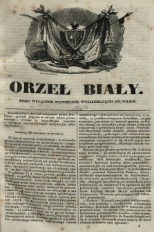 Orzeł Biały : pismo wyłącznie poświęcone wyjarzmiającéj się Polsce. R. 1, 1840, nr 3